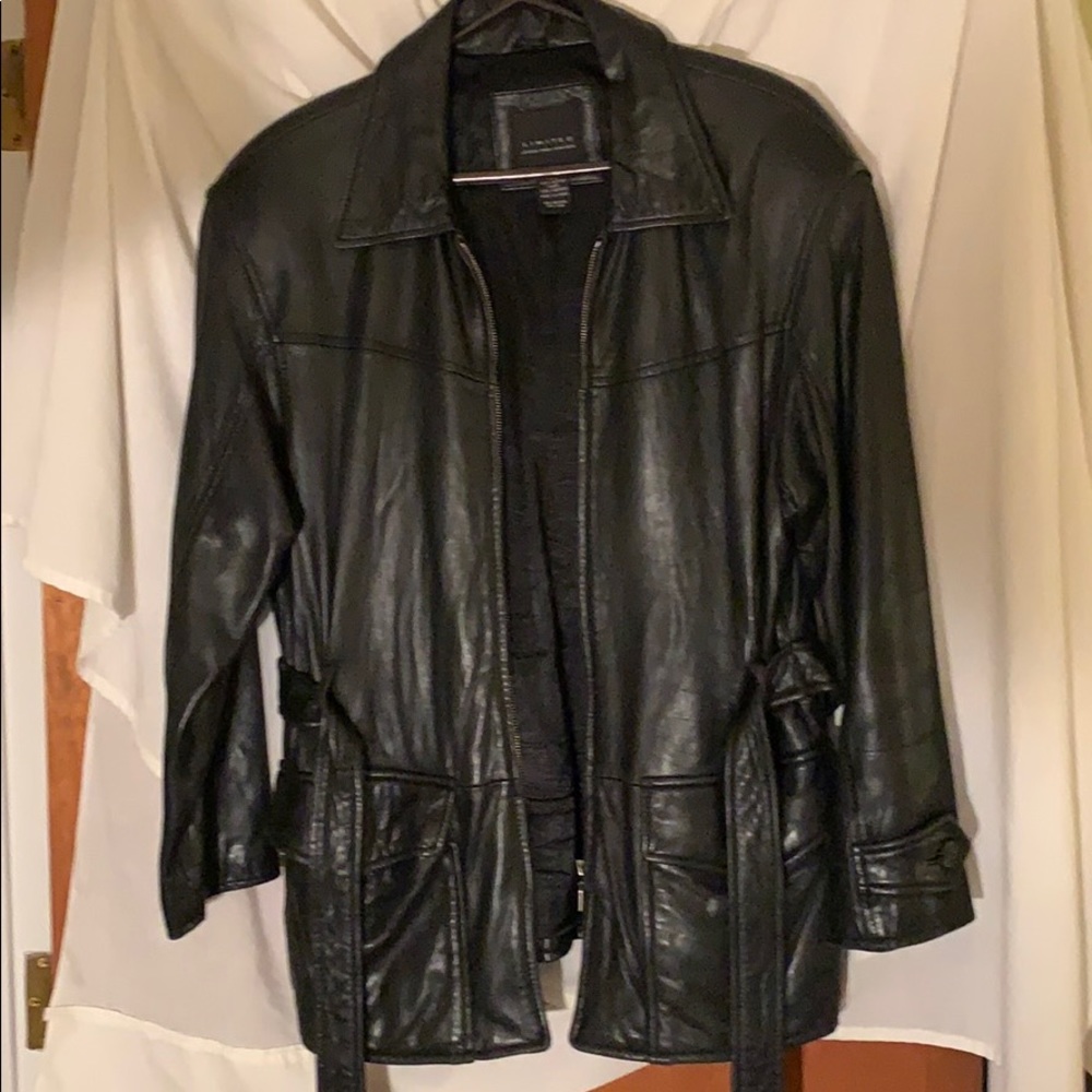 Vintage Leather Jacket As Is. Pls see description